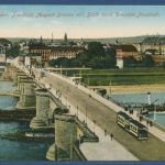 Dresden Friedrich-August-Brücke Dresden-Neustadt, ungebraucht fleckig (AK5787)