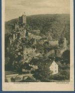 Luftkurort Manderscheid Niederburg, gelaufen 1929, Sonderstempel (AK5773)