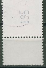 Bund 2019 Blumen Rollenmarke 3470 S Zd 1 mit EAN + Nr. gestempelt