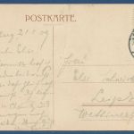 Halsbrücke Freiberg in Sachsen Hohe Esse, gelaufen 1909, Bug (AK5724)