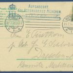 Königl. Hofbräuhaus München Pächter Karl Mittermüller, gelaufen 1910 (AK5713)