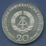 DDR 20 Mark 1977 Carl Friedrich Gauß, J 1563 vz/st (m6533)