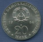 DDR 20 Mark 1984 Georg Friedrich Händel, J 1595 vz/st (m6897)