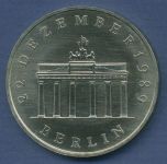 DDR 20 Mark 1990 Cu/Ni, Brandenburger Tor Berlin, J 1635 vz/st (m2894)