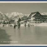 Seefeld in Tirol Eislaufplatz, gelaufen 1940 (AK5715)