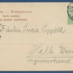 Straßburg im Elsaß Gutenbergplatz mit Gewerbslauben, gelaufen 1904 (AK5878)