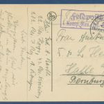 Menen Menin Rue de Lille, gelaufen als Feldpost (AK5925)