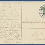 Helgoland Oberinsel von der Nordwestseite, gelaufen 1912 (AK5905)