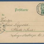 Gruss aus Hersfeld Gesamtansicht, gelaufen 1902 (AK5900)