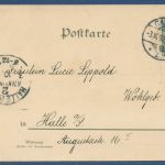 Kassel Auepartie, gelaufen 1902 (AK5892)