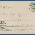 Hafeneinfahrt in Lindau am Bodensee, gelaufen 1902 (AK5891)