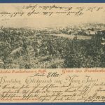 Gruss aus Frankenhausen Solbad am Kyffhäuser, gelaufen 1899 (AK5885)