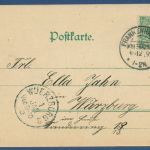 Gruss aus Frankenhausen Solbad am Kyffhäuser, gelaufen 1899 (AK5885)