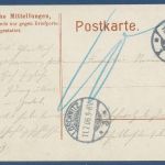 Chemnitz Blick vom Schlossgarten, gelaufen 1906 (AK5880)