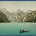 Königssee Einfahrt zum Malerwinkel, gelaufen 1910 (AK5877)