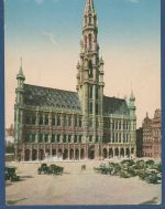 Brüssel Hotel de Ville Rathaus, ungebraucht (AK5866)