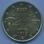 Finnland 2 Euro 2007 90 Jahre Unabhängigkeit, vz/st (m4882)