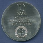 DDR 10 Mark 1982 Neues Gewandhaus Leipzig, J 1583 vz/st (m6261)