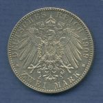 Sachsen 2 Mark 1909 E, 500 Jahre Universität Leipzig, J 138, fast st (m6911)