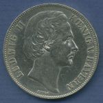 Bayern Siegestaler 1871, Ludwig II., J 110 ss-vz (m6906)