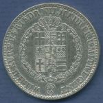 Hessen-Kassel Taler 1842, Wilhelm II. u. Friedrich Wilhelm, J 32 ss + (m6907)