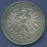 Frankfurt Stadt Taler 1859 Schillers 100. Geburtstag, J 50 vz+ kl.Kratzer (m6904)