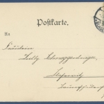 Dresden Königl. Schauspielhaus Richard Franz, gelaufen 1899 (AK1142)