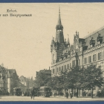 Erfurt Anger mit Hauptpostamt, geschrieben 1914 als Feldpost (AK1184)