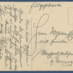 Erfurt Anger mit Hauptpostamt, geschrieben 1914 als Feldpost (AK1184)