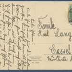 Nordseebad Borkum Wandelhalle mit Musikpavillon, gelaufen 1926 (AK1253)