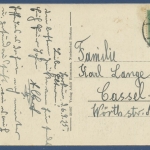 Nordseebad Borkum Gesamtansicht aus der Vogelschau, gelaufen 1925 (AK1252)
