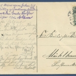 Ruhla Blick auf die Knaudtstrasse und Gottesgaben, gelaufen 1916 (AK1247)