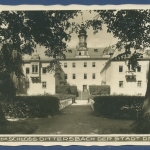 Erholungsheim Schloss Dittersbach Dürrröhrsdorf, gelaufen 1939 (AK1204)
