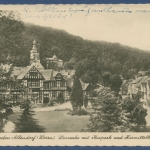 Bad Sooden-Allendorf Weinreihe Kurpark u. Kurmittelhaus, gelaufen 1942 (AK1341)