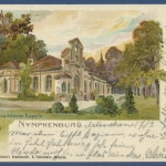 Schloss Nymphenburg Magdalenen-Kapelle München, gelaufen 1900 (AK1323)
