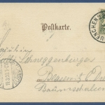 Schloss Nymphenburg Magdalenen-Kapelle München, gelaufen 1900 (AK1323)