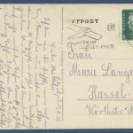 Helgoland Hafen Luftbild, gelaufen 1931 (AK1303)