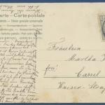 Gruss von der Weser Carlshafen Weserlied, gelaufen 1905 (AK1293)