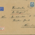 Deutsches Reich 1933 10 Jahre Nothilfe Block 2 auf LUPO-R-Brief geprüft Attest