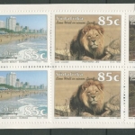 Südafrika 1993 Tourismus Blumen Antilopen Löwe 912/16 MH 1 postfrisch (C27690)