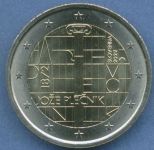 Slowenien 2 Euro 2022 Architekt Joze Plecnik, vz/st (m5595)