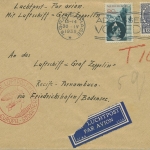 Zeppelin LZ 127, 2. Südamerikafahrt 1935 Zuleitung Niederlande (X17001)