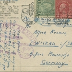 Zeppelin LZ 127 Amerikafahrt 1928 Post der USA Postkarte (X17003)