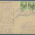 Lindau am Bodensee mit Alpenpanorama, gelaufen 1921 (AK1506)
