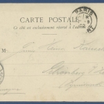 Paris Le Boulevard Montmartre, gelaufen 1902 (AK1498)