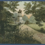 Coburg Hofgarten Denkmal Herzog Ernst II., gelaufen 1906 (AK561)