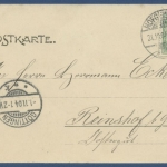 Gruß aus Hofgeismar Prediger-Seminar Siechenhaus, gelaufen 1904 (AK1557)