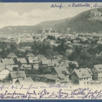Wernigerode Altstadt mit Schloß, gelaufen 1903 (AK1549)