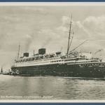 Abfahrt des Norddeutschen Lloyddampfers Europa, ungebraucht (AK1747)