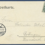 Gruß aus Pyrmont Kaiserliches Postamt, gelaufen 1902 (AK1745)